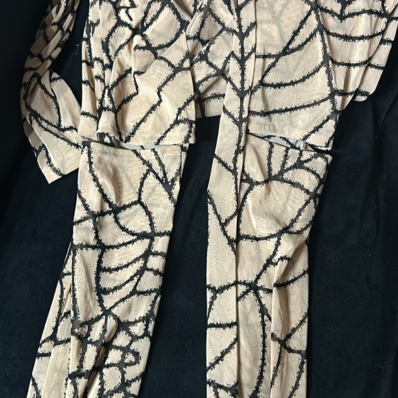 Sexy Sheer Spider Web Jumpsuit - Picture 4 of 8